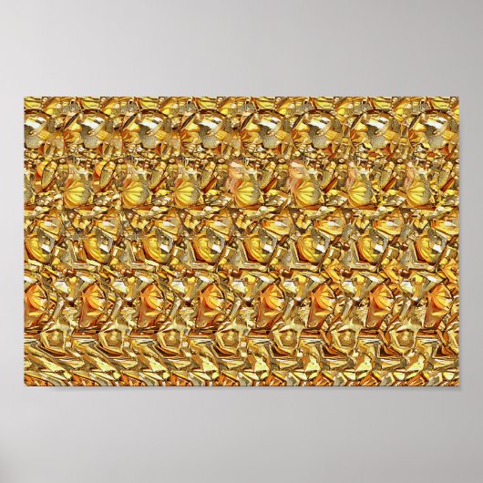 Goalden - Versteckter 3D-Druck Poster (Vorne)