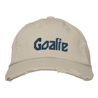 Goalie Baseball Cap Bestickte Kappe
