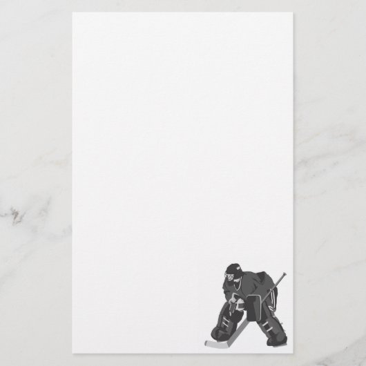 Goalie Briefpapier (Vorderseite)