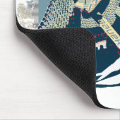 Goalie - Eishockey-Spieler Mousepad (Ecke)