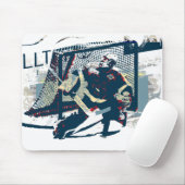 Goalie - Eishockey-Spieler Mousepad (Mit Mouse)