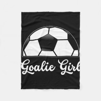 Goalie Girl Soccer Player Woman Soccer Goalie Girl Fleecedecke