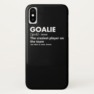 Goalie Goalkeeper Definition Fußball-Hockey Case-Mate iPhone Hülle