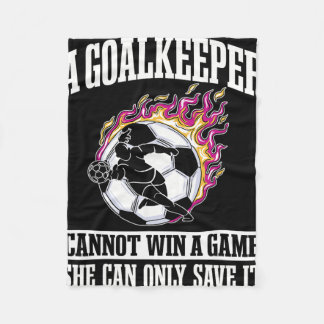 Goalie Goalkeeper Soccer Player Sport Keeper Goalt Fleecedecke