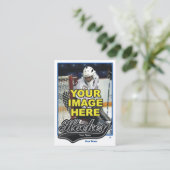 Goalie-Hockey-Karte Visitenkarte (Stehend Vorderseite)