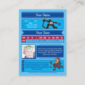 Goalie-Hockey-Karte Visitenkarte (Rückseite)