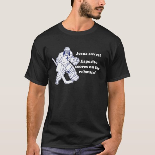 GOALIE JESUS RETTET T - Shirt (Vorderseite)