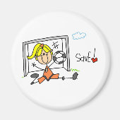 Goalie macht das Rettend Magnet (Vorne)