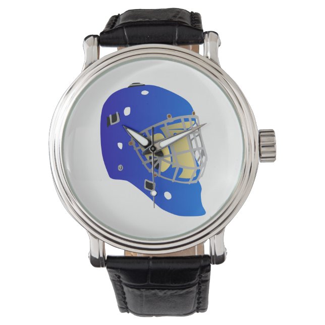 Goalie Mask Armbanduhr (Vorderseite)