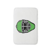 Goalie Mask Badematte (Vorderseite Vertikal)
