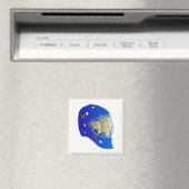 Goalie Mask Magnet (In Situ (Geschirrspüler))