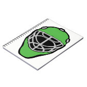 Goalie Mask Notizblock (Linke Seite)