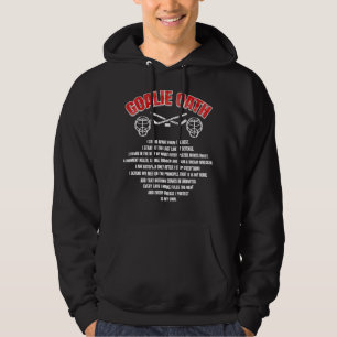 Goalie Oath Ice Hockey Goalie Gebet Geschenk Klass Hoodie