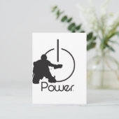 Goalie Postkarte (Stehend Vorderseite)