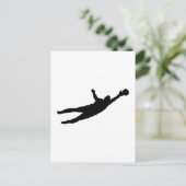 Goalie Rett Postkarte (Stehend Vorderseite)
