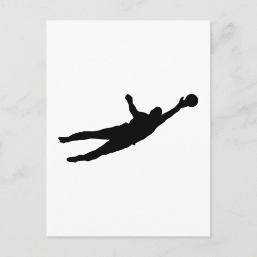 Goalie Rett Postkarte (Vorderseite)