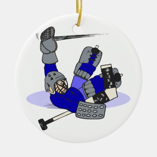 Goalie retten keramik ornament (Vorne)