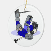Goalie retten keramik ornament (Links)
