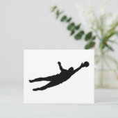 Goalie retten postkarte (Stehend Vorderseite)