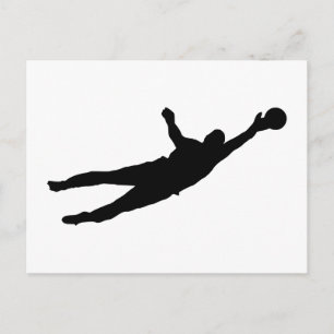 Goalie retten postkarte