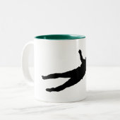 Goalie retten zweifarbige tasse (Vorderseite Links)