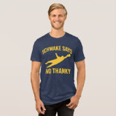 Goalie Rettete! Tri-Blend Shirt (Vorderseite voll)
