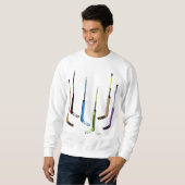 Goalie Sticks Hockey Sweatshirt (Vorne ganz)