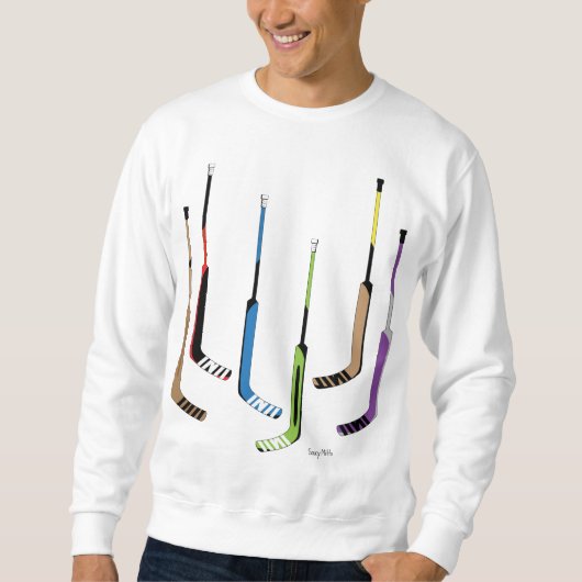 Goalie Sticks Hockey Sweatshirt (Vorderseite)