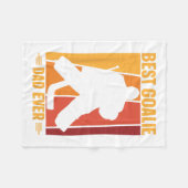 Goalie Vater Eishockey Eishockey Eishockey Hockey Fleecedecke (Vorderseite (Horizontal))