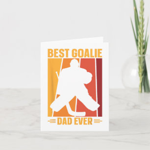 Goalie Vater Eishockey Eishockey Eishockey Hockey Karte