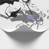 Goalies Rock! - Eishockey-Spieler Geschenkpapier (Ecke)