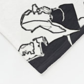 Goalies Rock! Hockey Player Fleece Blanket (Ecke)