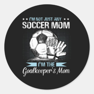 Goalkeeper Mama Shirt Soccer Goalie Mama Mothers D Runder Aufkleber