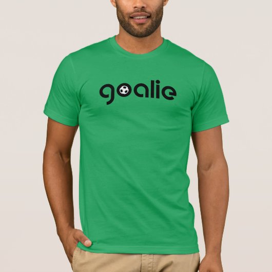 Goalkeeping.Fußball "GOALIE!" T-Shirt (Vorderseite)