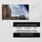 Goals Business Card Visitenkarte (Vorne/Hinten)