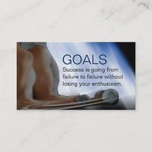 Goals Business Card Visitenkarte