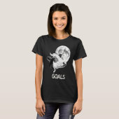 Goals Cow Moon Motivational Quote Inspiration 1 T-Shirt (Vorne ganz)