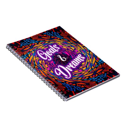 Goals & Dreams-Notebook - Self Care Journal Notizblock (Rechte Seite)