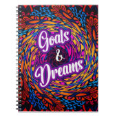 Goals & Dreams-Notebook - Self Care Journal Notizblock (Vorderseite)