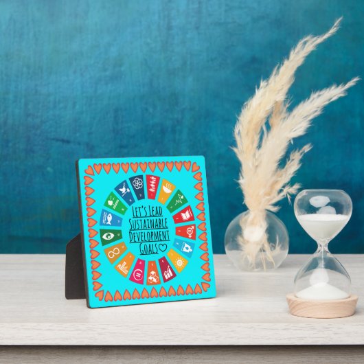 Goals Executive Desk Sign - ESG Office Motivator Fotoplatte (InSitu)