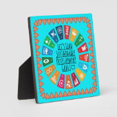 Goals Executive Desk Sign - ESG Office Motivator Fotoplatte (Vorderseite)