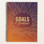 Goals & Gratitude Planner Planer (Vorderseite)
