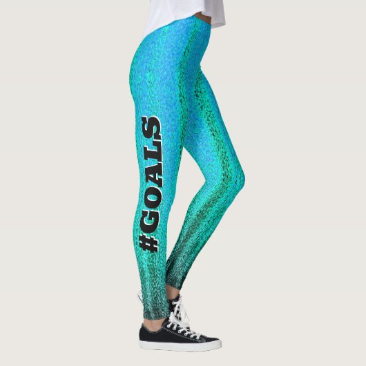 #GOALS Leoparddruck Leggings (Rechts)