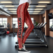 #GOALS Leoparddruck Leggings
