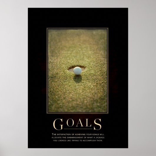 Goals Motivierend Parody Poster (Vorne)