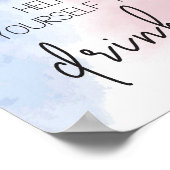 Goals oder Bogen Nehmen Sie sich etwas zu trinken Poster (Ecke)