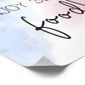 Goals oder Bows Genießen Sie ein paar Genusssymbol Poster (Ecke)