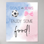 Goals oder Bows Genießen Sie ein paar Genusssymbol Poster (Vorne)