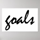 Goals Poster (Vorne)