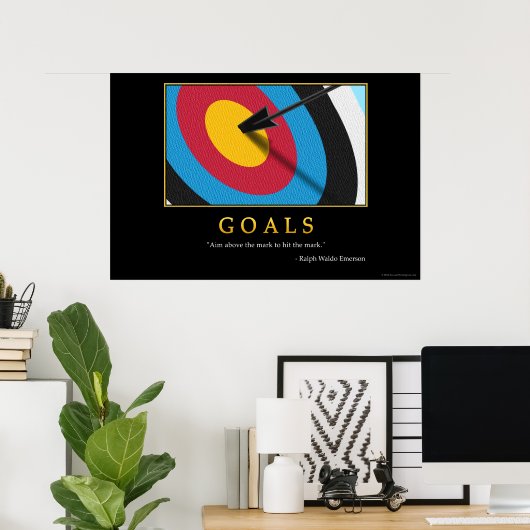Goals Poster (Heimbüro)